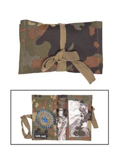 Mil-Tec Defence set de cusut cu husă, flecktarn