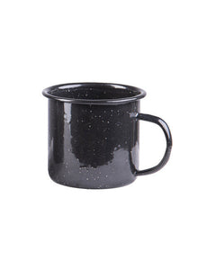 Mil-Tec cană WESTERN emailată 350 ml, neagră
