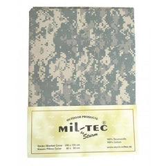 Mil-Tec lenjerie de pat de camuflaj pentru 1 pat, AT-digital