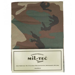 Mil-Tec lenjerie de pat de camuflaj pentru 1 pat, woodland