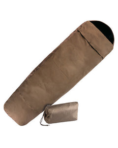 Mil-Tec husă impermeabilă cu trei straturi pentru sac de dormit, coyote