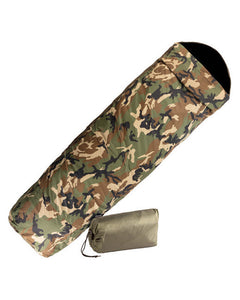Mil-Tec husă impermeabilă cu trei straturi pentru sac de dormit, woodland