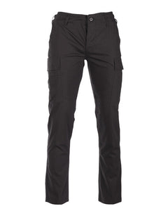 Mil-Tec US BDU SLIM FIT pantaloni de teren rip-stop, negri