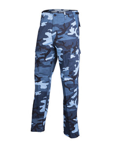 Mil-Tec US BDU RANGER pantaloni tip, sky blue camo