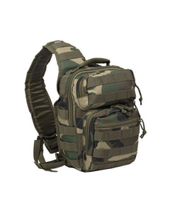 Mil-Tec ASSAULT rucsac mic pe o umăr, woodland