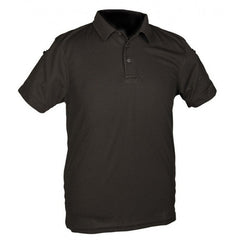 Mil-Tec tricou polo tactic, negru