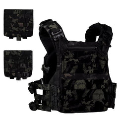 DRAGOWA Tactical Sentinel purtător de plăci, CP black
