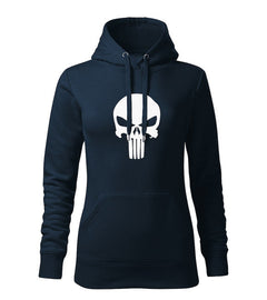 DRAGOWA hanorac de damă cu glugă Punisher 320 g/m², bleumarin