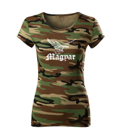 DRAGOWA tricou de damă pasărea Turul 150 g/m², camuflaj