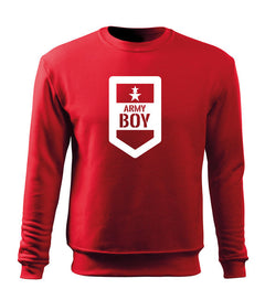 DRAGOWA hanorac pentru copii army boy, roșu