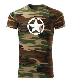 DRAGOWA tricou cu mânecă scurtă star 160 g/m², camuflaj