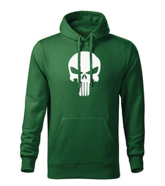 DRAGOWA hanorac bărbătesc cu glugă Punisher 320 g/m², verde