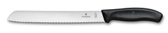 Victorinox Swiss Classic cuțit pentru pâine și produse de patiserie, negru