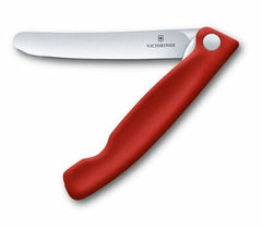 Victorinox Swiss Classic briceag pentru fructe și legume lamă netedă, roșu
