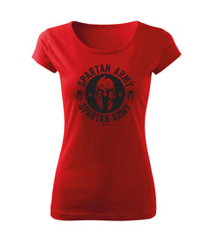 DRAGOWA tricou de damă cu mânecă scurtă Archelaos 150 g/m², roșu