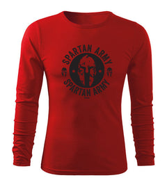 DRAGOWA Fit-T tricou cu mânecă lungă Archelaos 160 g/m², roșu