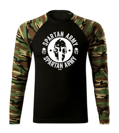 DRAGOWA Fit-T tricou cu mânecă lungă Archelaos 160 g/m², woodland