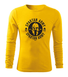 DRAGOWA Fit-T tricou cu mânecă lungă Archelaos 160 g/m², galben