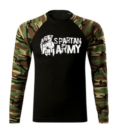 DRAGOWA Fit-T tricou cu mânecă lungă Aristón 160 g/m², woodland
