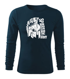 DRAGOWA Fit-T tricou cu mânecă lungă León 160 g/m², bleumarin