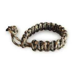 WARAGOD Ilmë brățară paracord cu închizătură reglabilă, camo coyote
