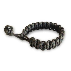 WARAGOD Ilmë brățară paracord cu închizătură reglabilă, camo green