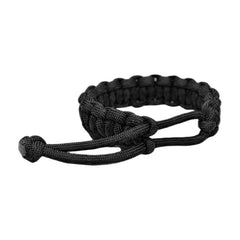 WARAGOD Ilmë brățară paracord cu închizătură reglabilă, neagră