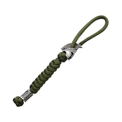 WARAGOD Spartan breloc paracord Nénar, verde