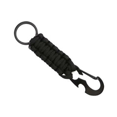 WARAGOD Sanya paracord survival breloc multifuncțional 4 în 1, negru