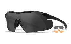 WILEY X VAPOR 2.5 ochelari de protecție cu lentile interschimbabile, negri