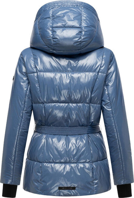 Navahoo EISGLANZ geacă de iarnă pentru femei cu glugă, dusty blue