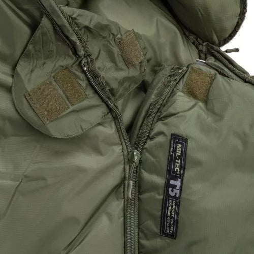Mil-Tec Tactical T5 sac de dormit, oliv, -23 °C