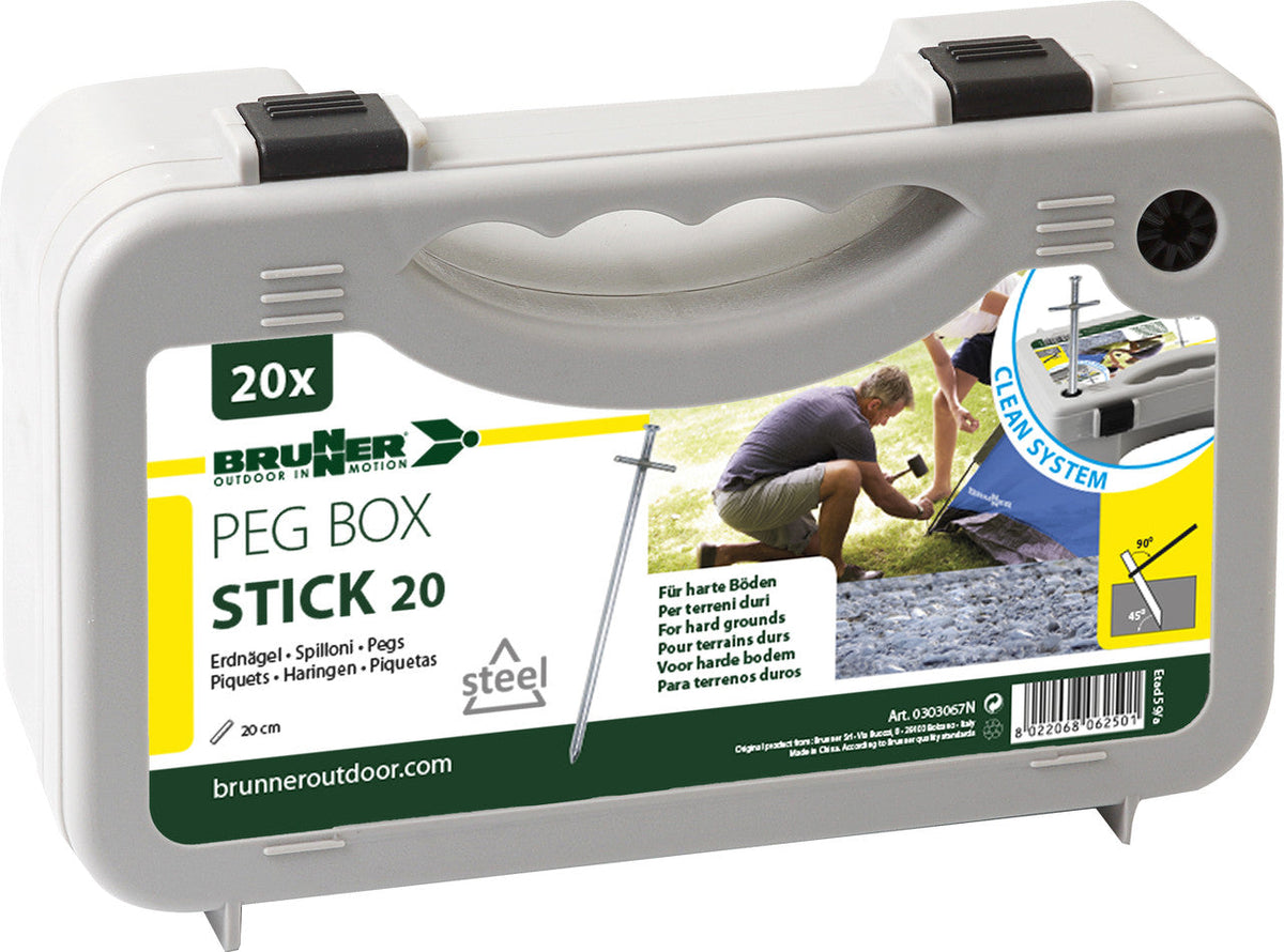 Brunner Peg Box Stick țăruși de cort 20
