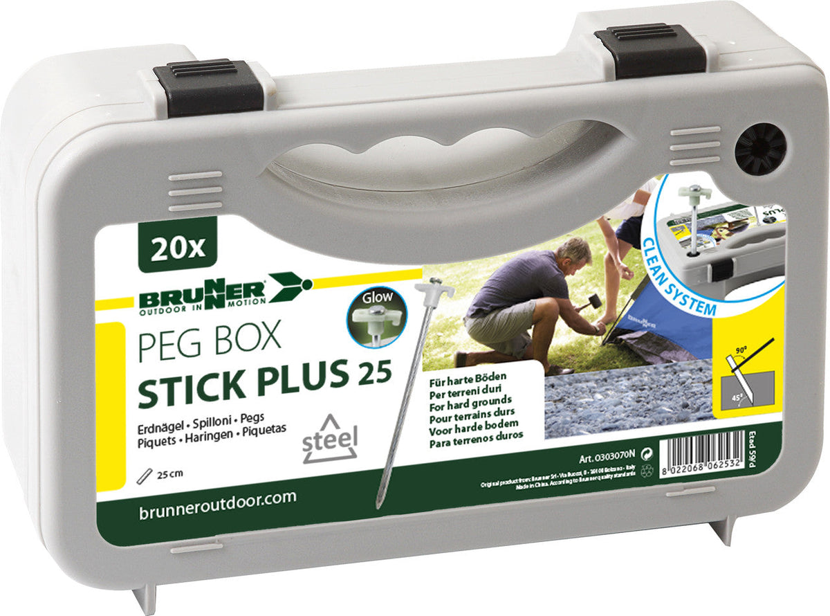 Brunner Peg Box Stick Plus țăruși de cort 25
