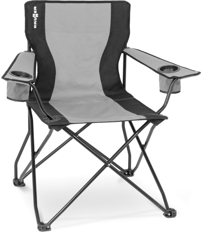 Brunner Action Armchair Equiframe scaun de camping, gri/negru