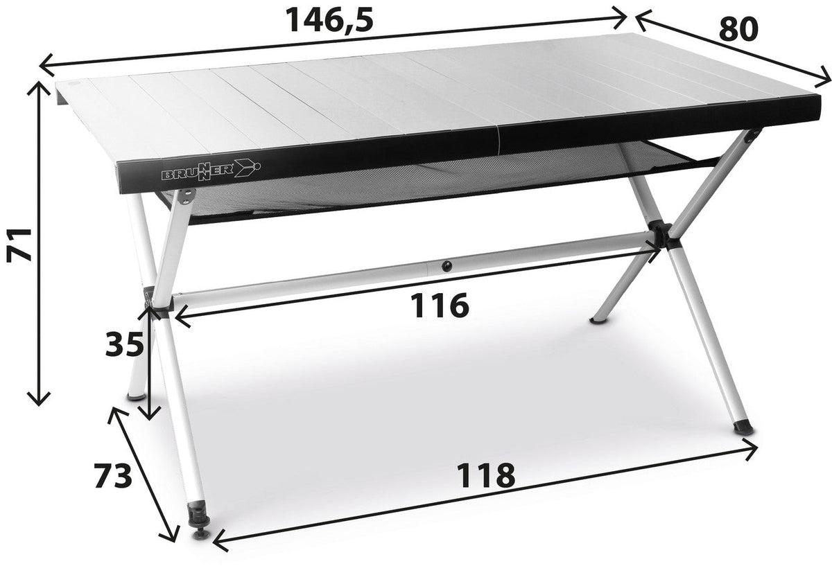 Brunner Accelerate Compack 6 masă de camping