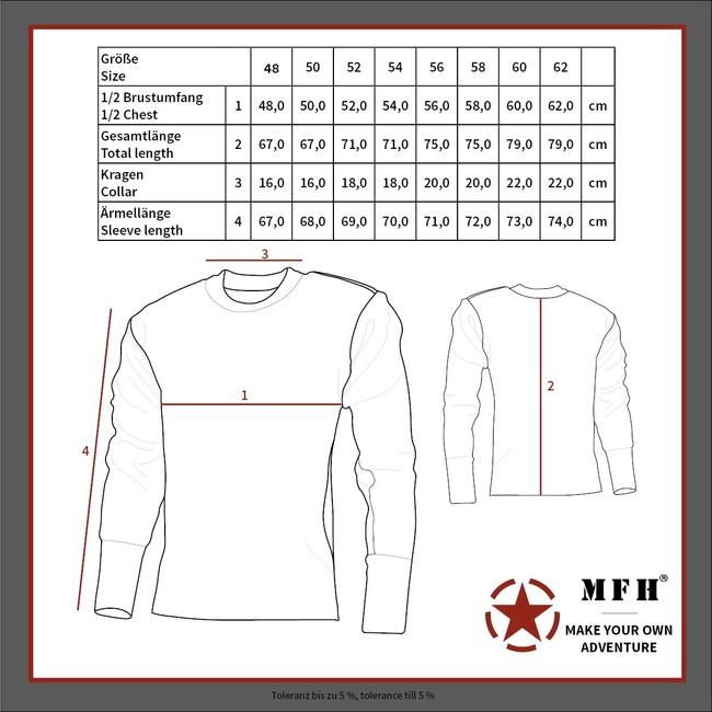 MFH Bundeswehr pulover, negru