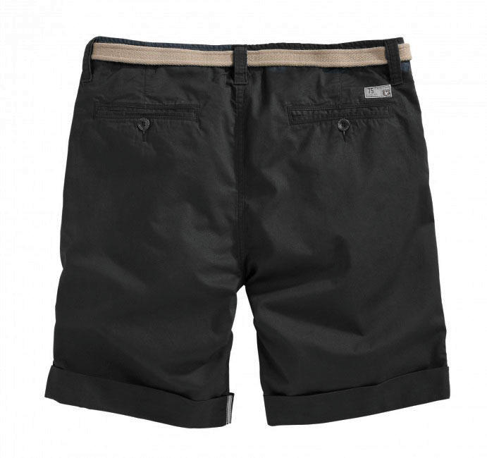 Surplus chino pantaloni scurți, negri