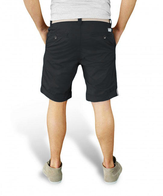 Surplus chino pantaloni scurți, negri