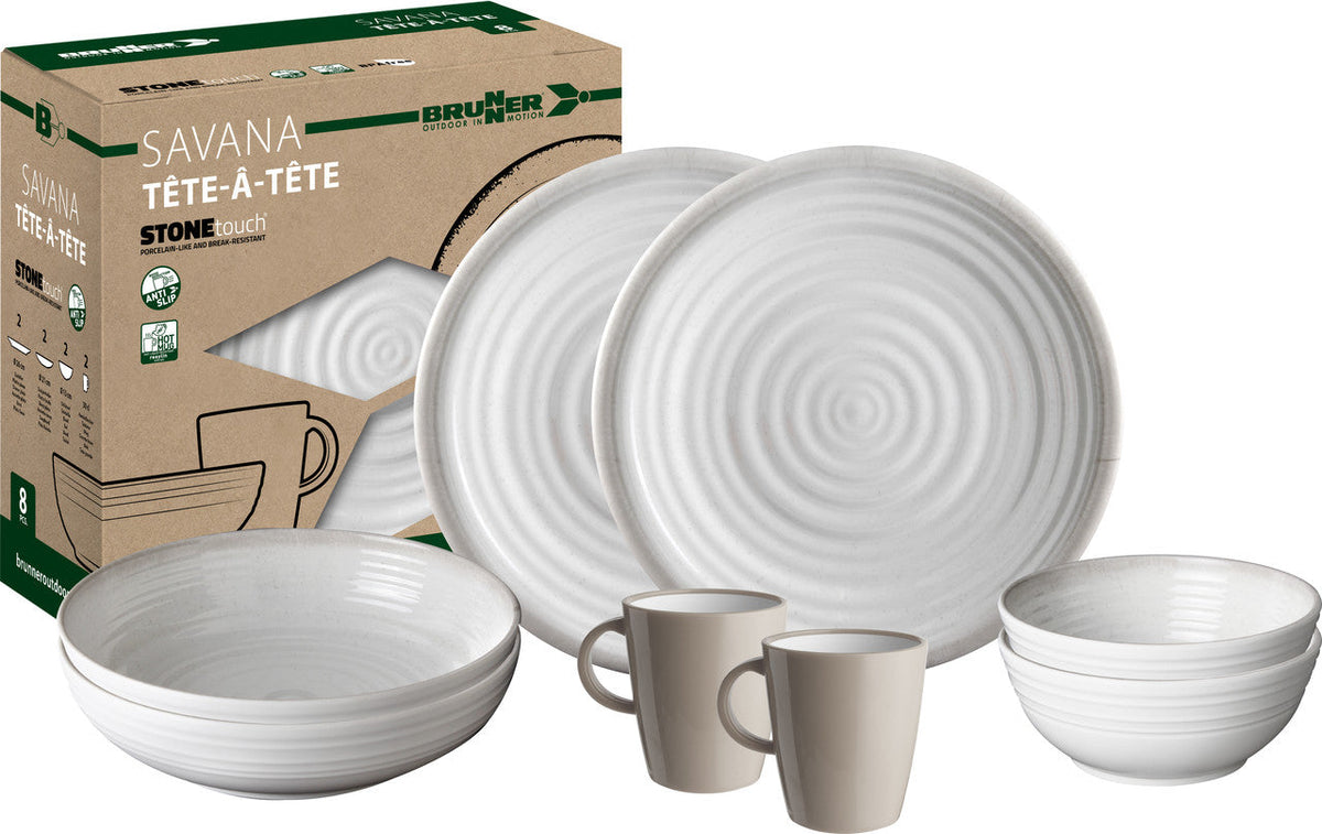Brunner Savana set de vase de bucătărie 8buc, gri