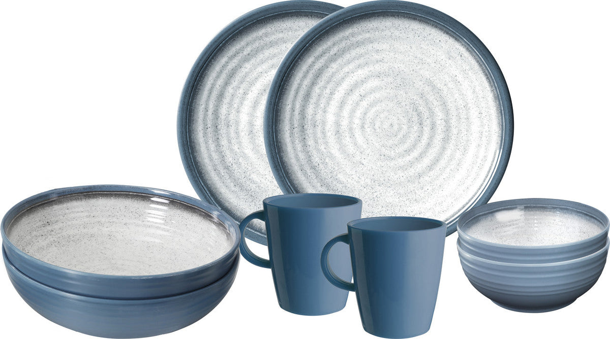 Brunner Tuscany set de vase de bucătărie 8 buc, albastru