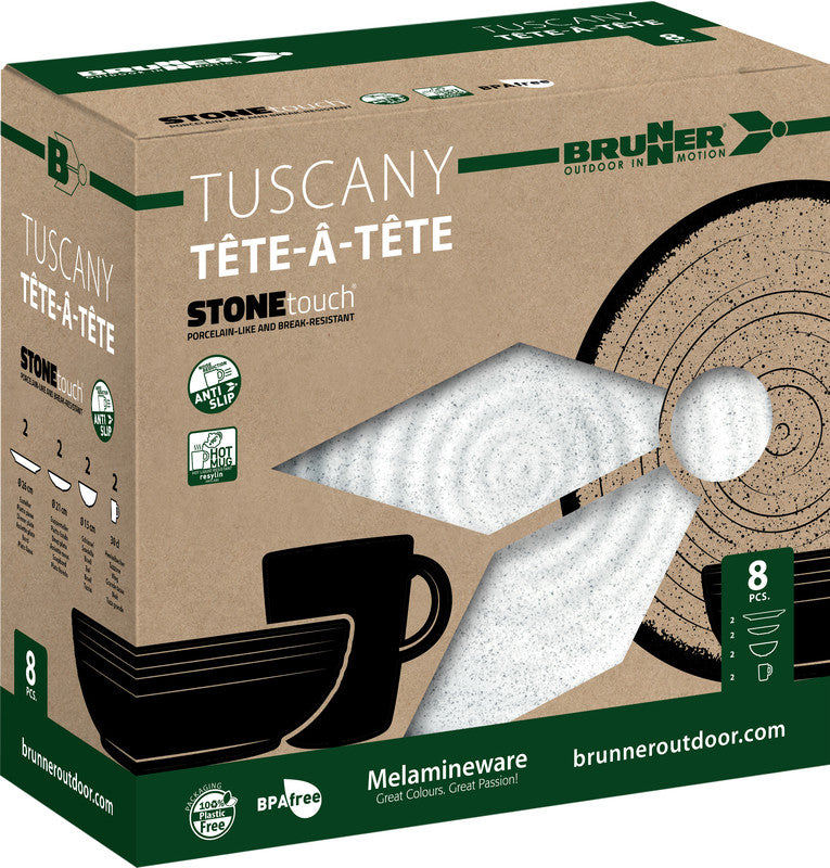 Brunner Tuscany set de vase de bucătărie 8 buc, albastru