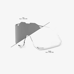 100% HYPERCRAFT XS lentile de schimb din policarbonat, Photochromic Clear/Smoke