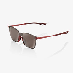 100% Legere Square ochelari de soare, Soft Tact Crimson