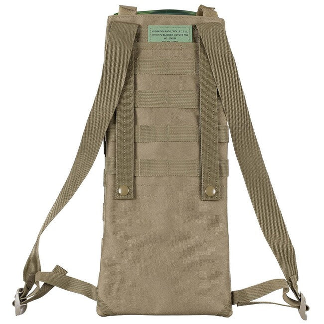 MFH sac de hidratare MOLLE cu furtun TPU, 2,5 L, coyote tan