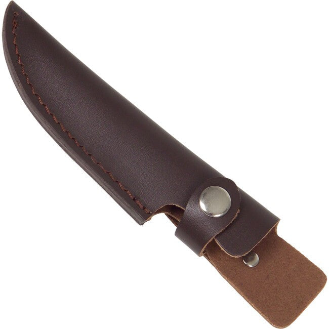 Haller Jagd cuțit cu lamă fixă 110 mm, Wurzelholz, Lederscheide