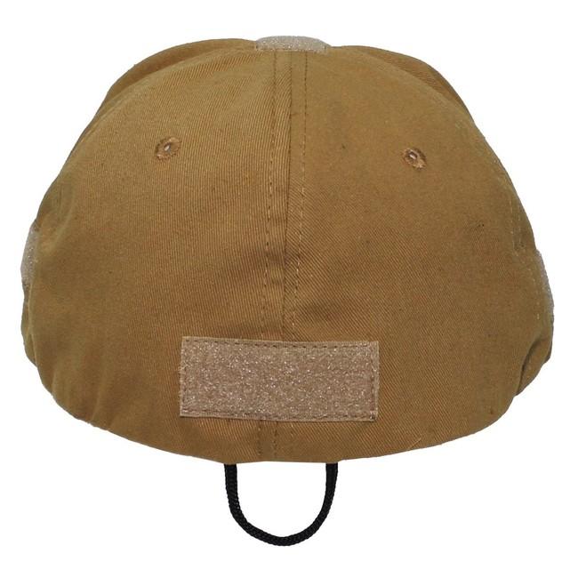 MFH Operations șapcă cu panouri Velcro, coyote tan