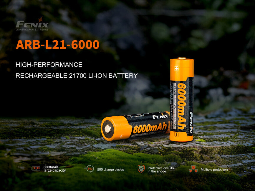 Fenix 21700 baterie reîncărcabilă Li-Ion, 6000 mAh