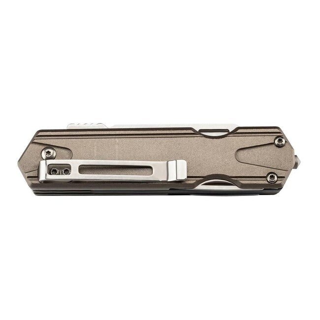 Herbertz briceag monorang multifuncțional, 6,5cm, 7 funcții, aluminiu, auriu