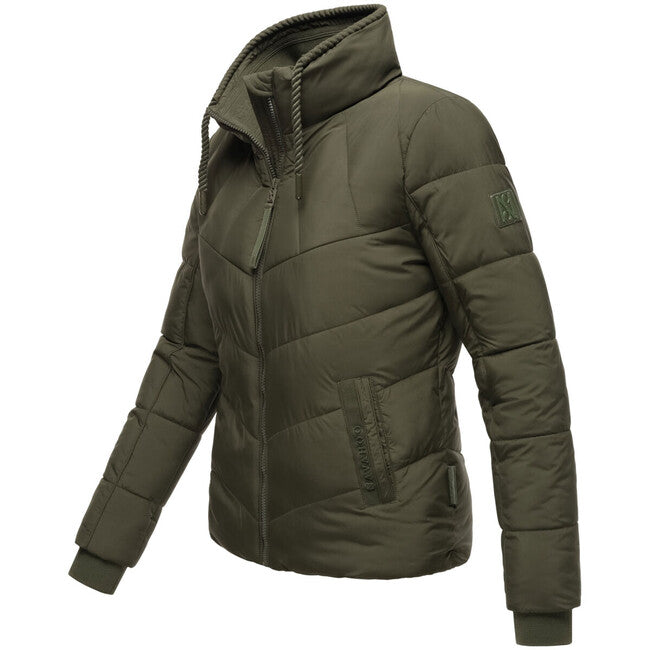 Navahoo Liebesfee geacă de iarnă pentru femei, dark olive